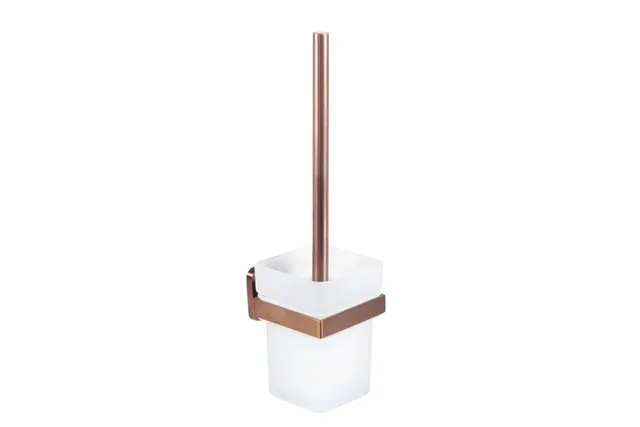 bisk-harmony-brosse-wc-cuivre-satin-avec-pot image 1