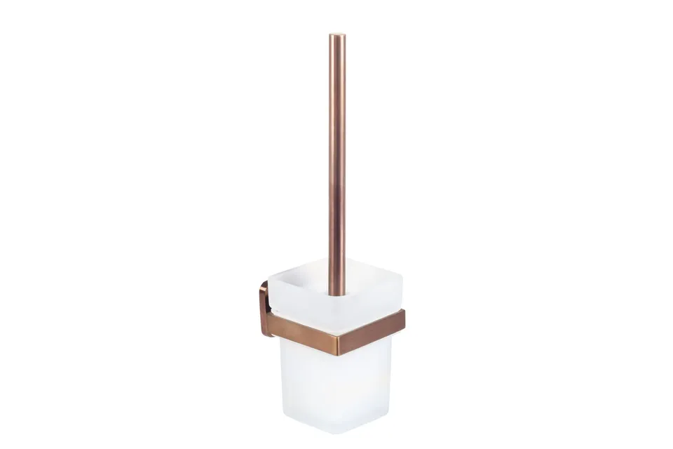 bisk-harmony-brosse-wc-cuivre-satin-avec-pot image 1