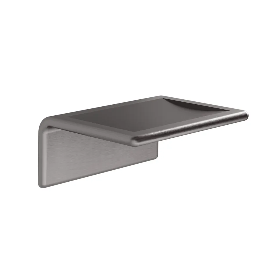 gedy-il-giglio-porte-savon-mural-gun-metal image 1