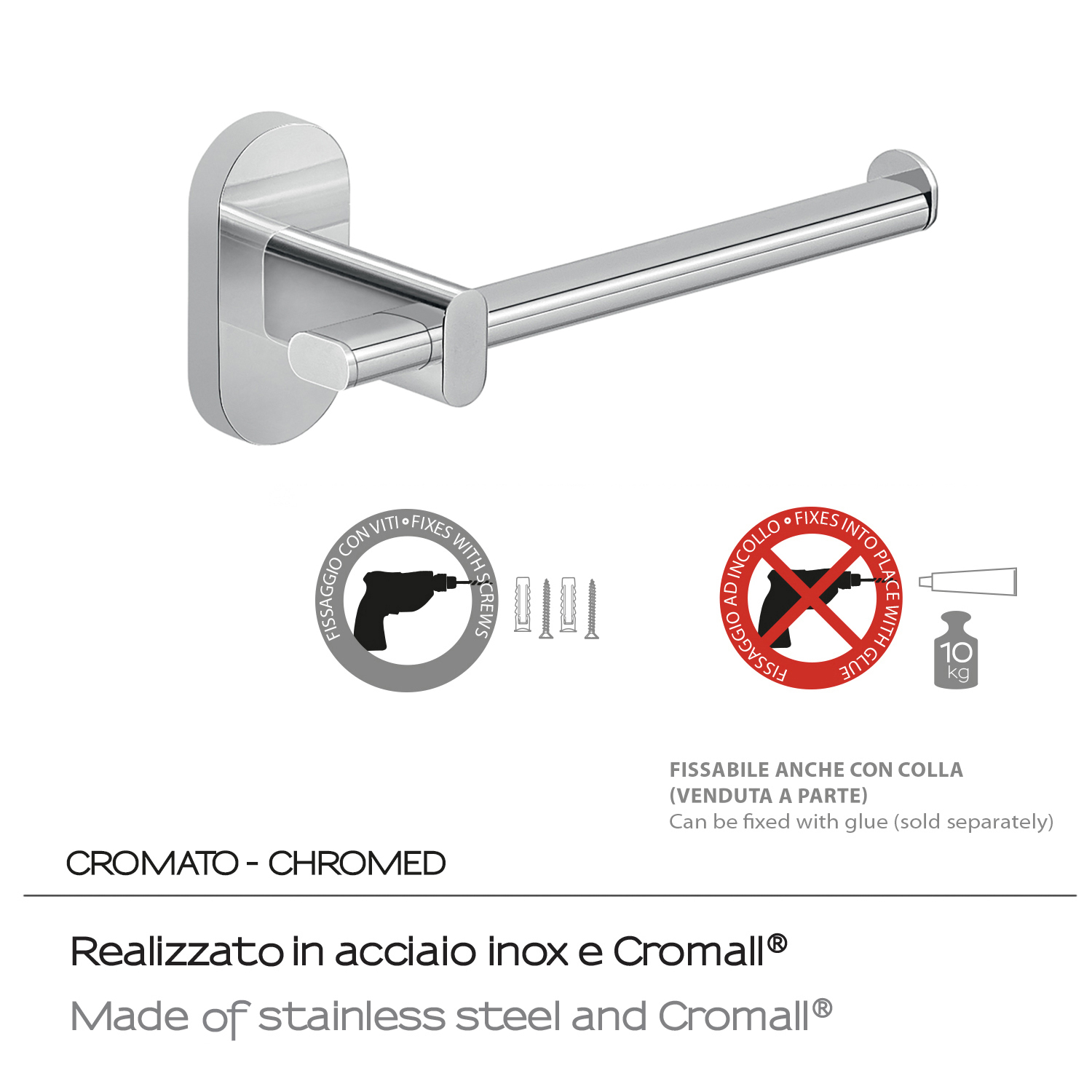 gedy-febo-porte-rouleau-wc-chrome image 4