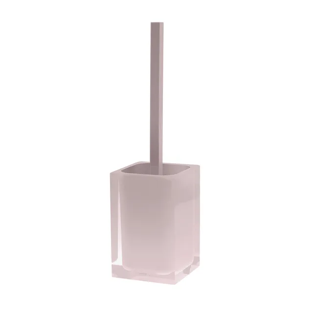 gedy-rainbow-porte-brosse-wc-rose-poser image 1