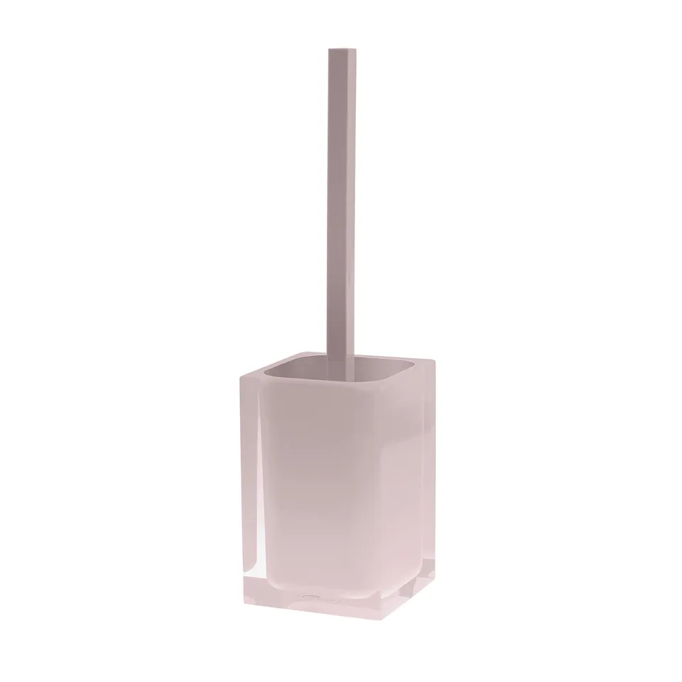 gedy-rainbow-porte-brosse-wc-rose-poser image 1