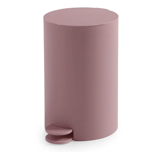 gedy-sharon-poubelle-salle-de-bain-rose-mat image 1