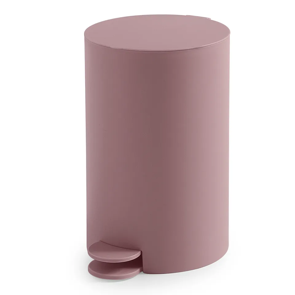 gedy-sharon-poubelle-salle-de-bain-rose-mat image 1