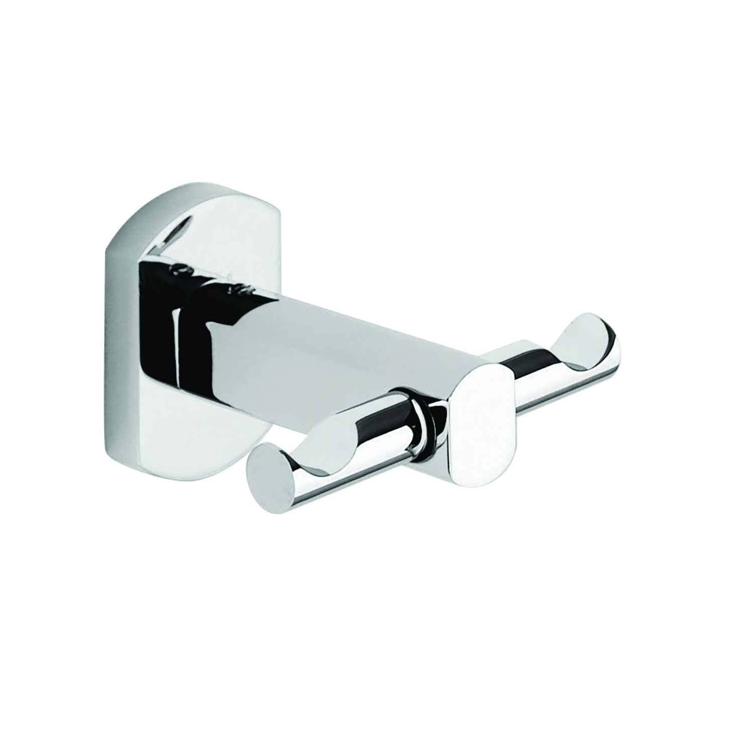 gedy-edera-plus-crochet-double-porte-serviette-chrome image 1