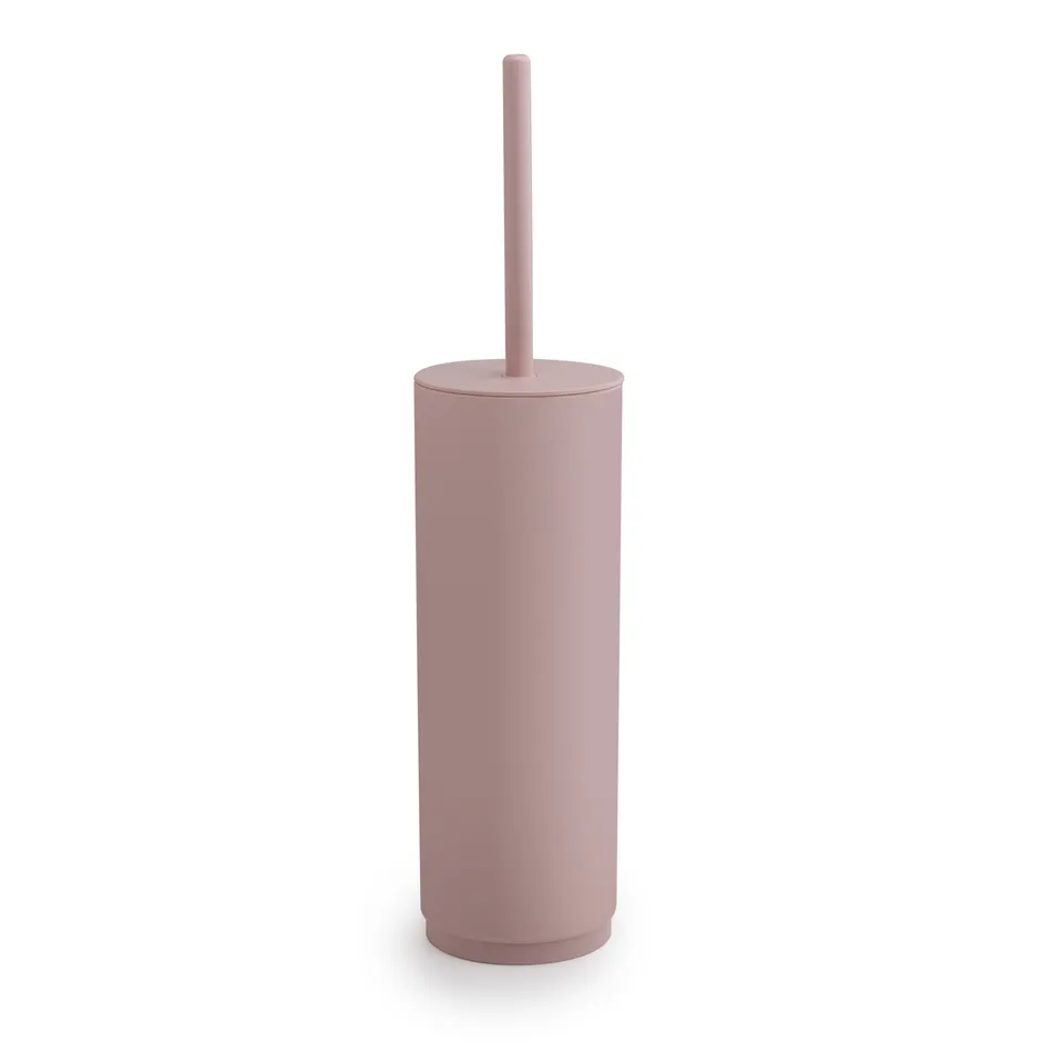 gedy-sharon-porte-brosse-wc-rose-mat image 1