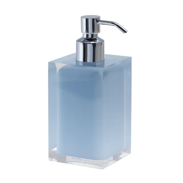 gedy-rainbow-distributeur-de-savon-bleu-ciel-poser image 1