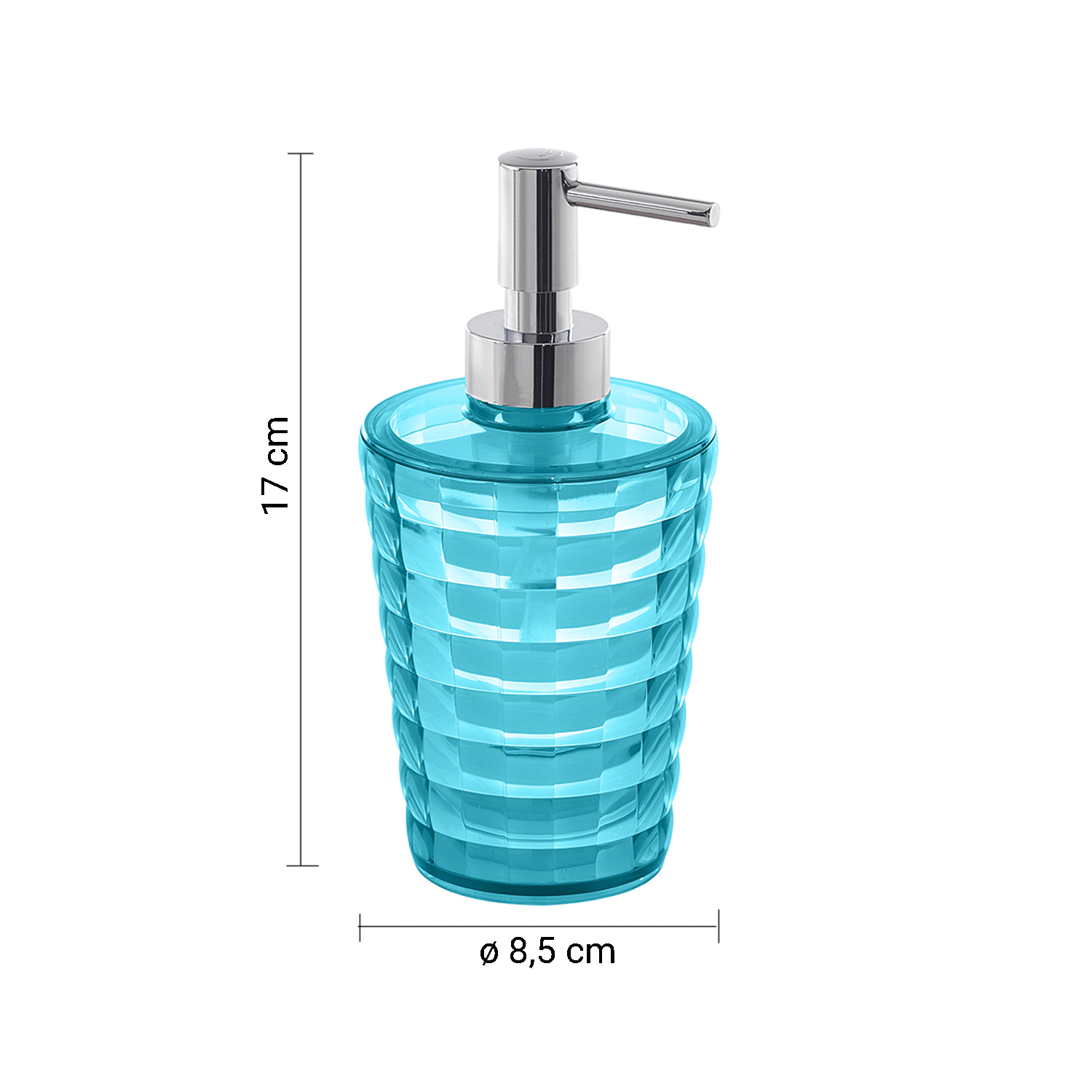 gedy-glady-distributeur-de-savon-poser-turquoise image 2
