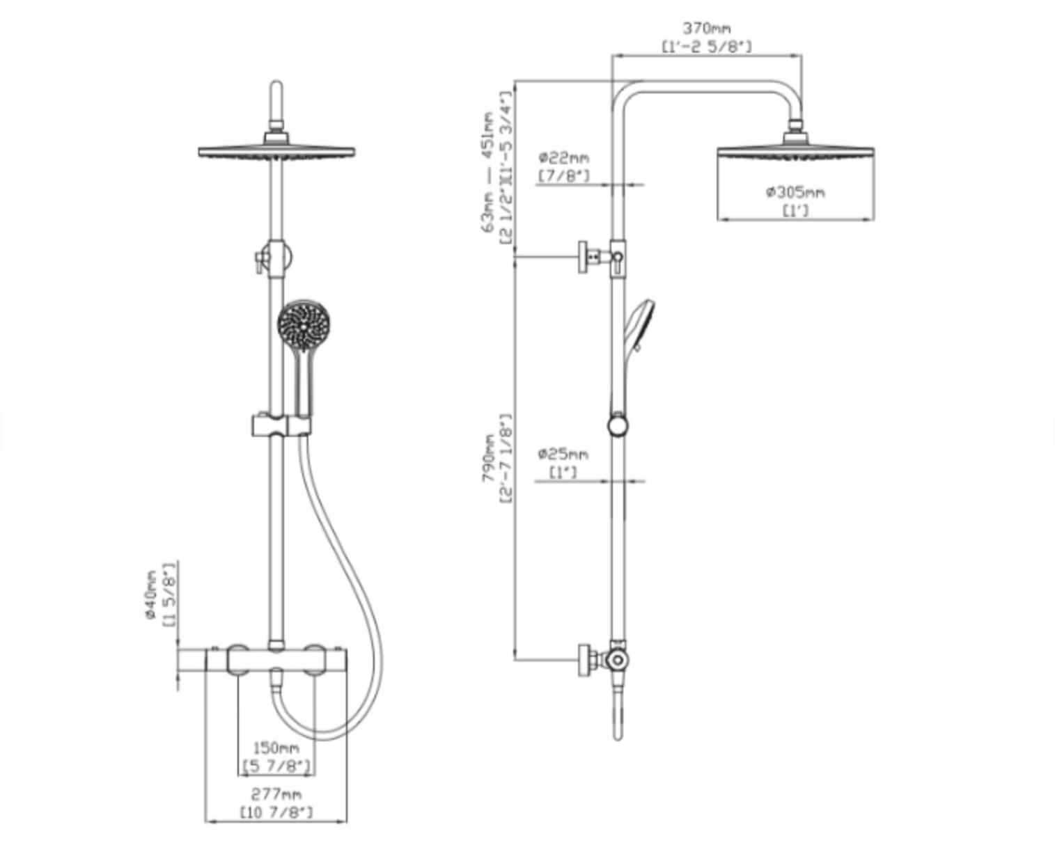hudor-eas-sc418-colonne-douche-nickel-bross-laiton image 3