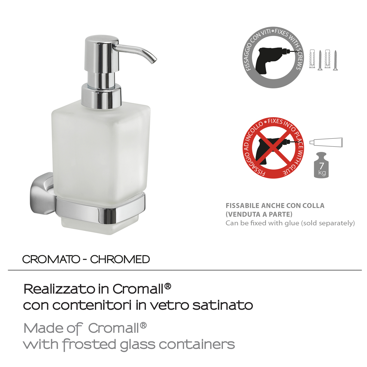 gedy-stelvio-distributeur-de-savon-mural-chrome image 3