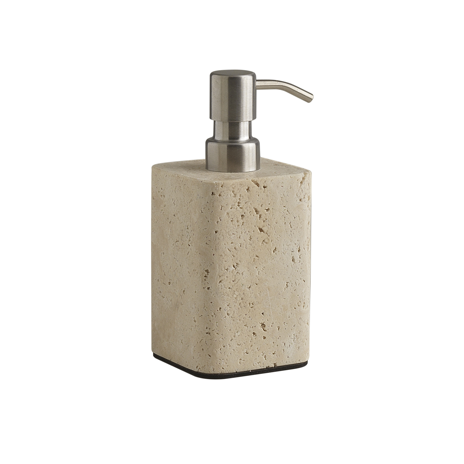 gedy-silvy-distributeur-de-savon-travertino-poser image 1
