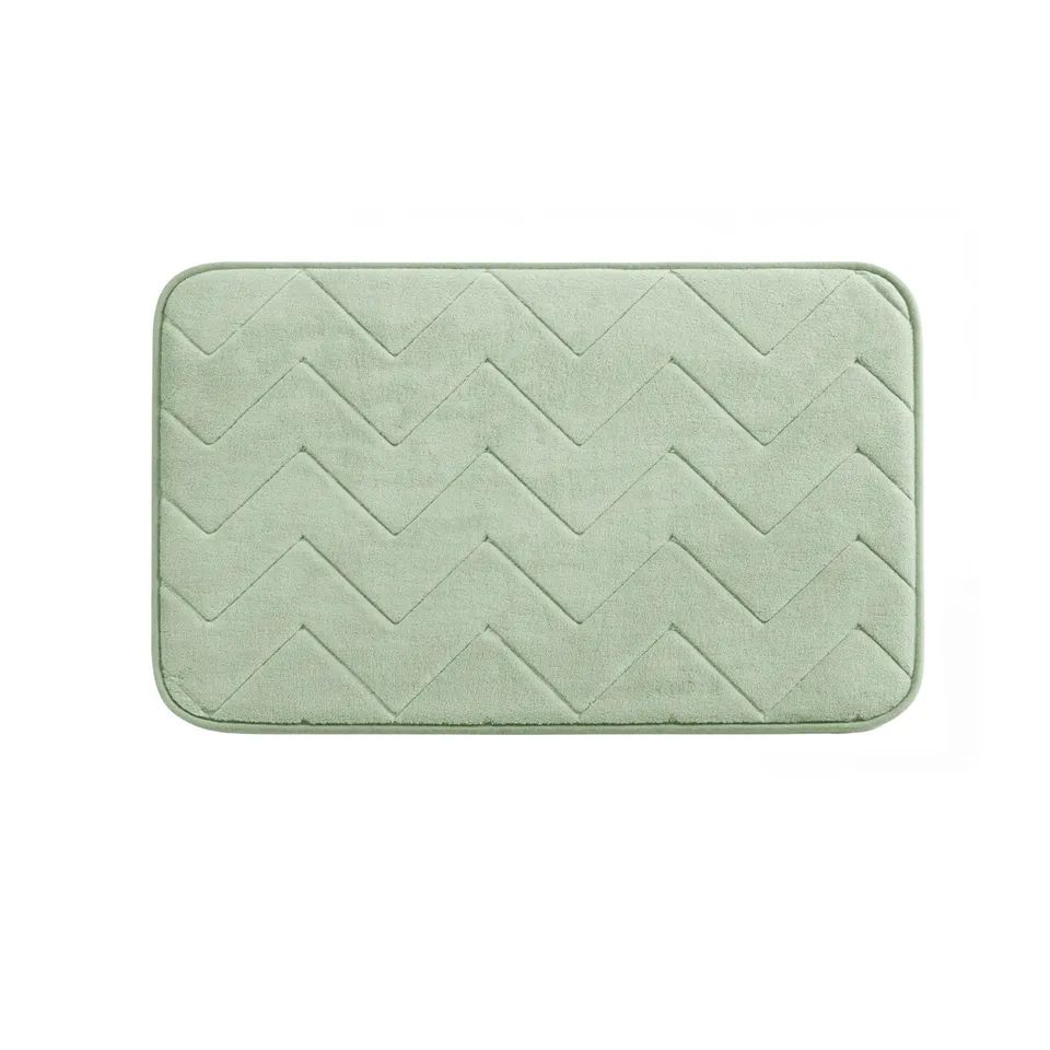 gedy-mousse-tapis-de-bain-50x80-vert-m-moire image 1