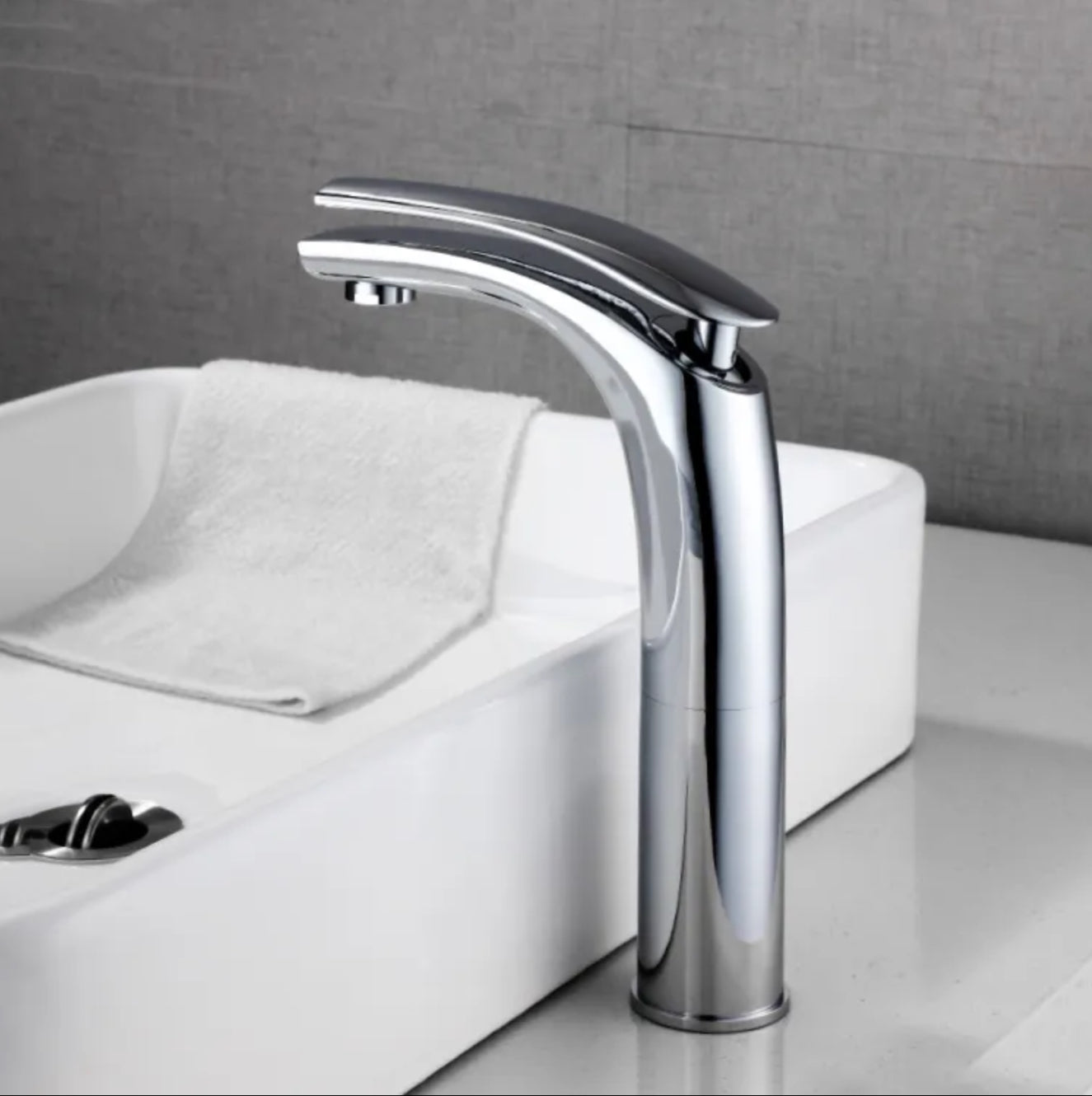 hudor-rymanthe-robinet-lavabo-sur-lev-chrom image 3