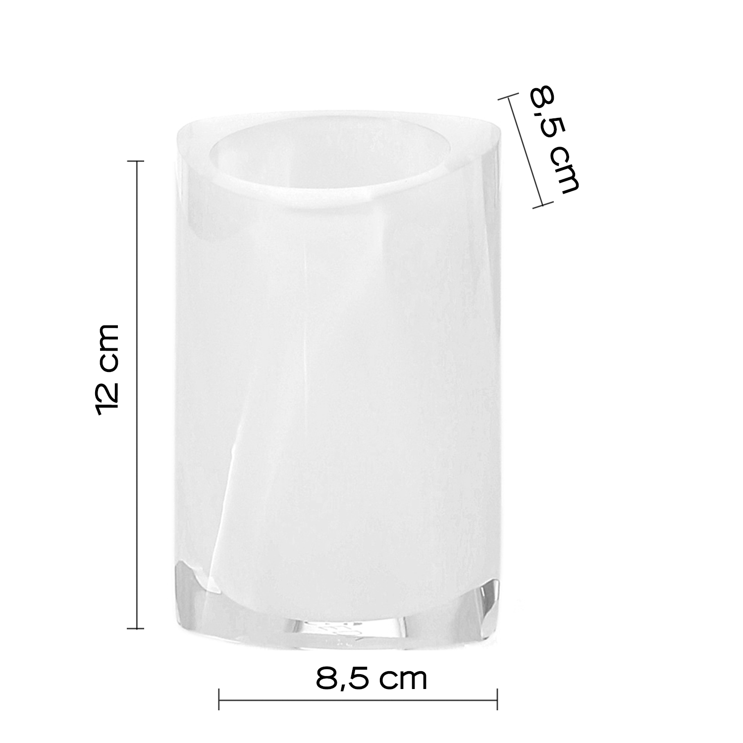 gedy-twist-porte-brosse-dents-blanc-poser image 2
