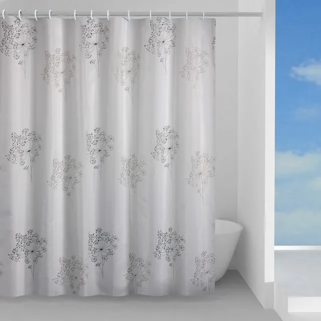 gedy-parfume-rideau-de-douche-120x200-cm-blanc-noir image 1
