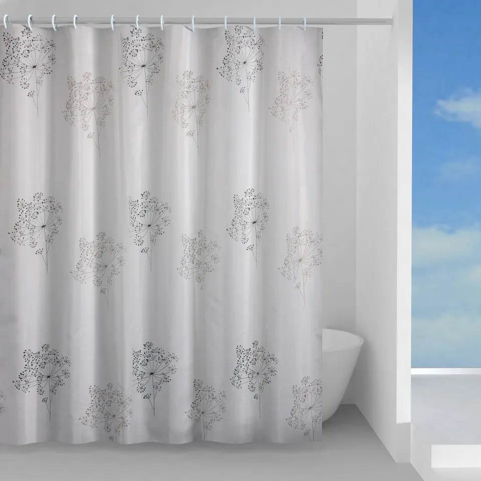gedy-parfume-rideau-de-douche-120x200-cm-blanc-noir image 1