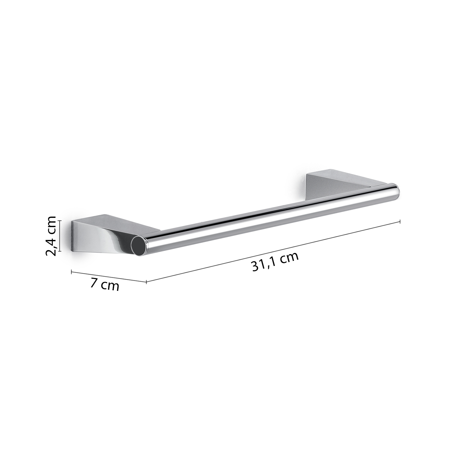 gedy-tonale-porte-serviette-30-cm-chrome image 2