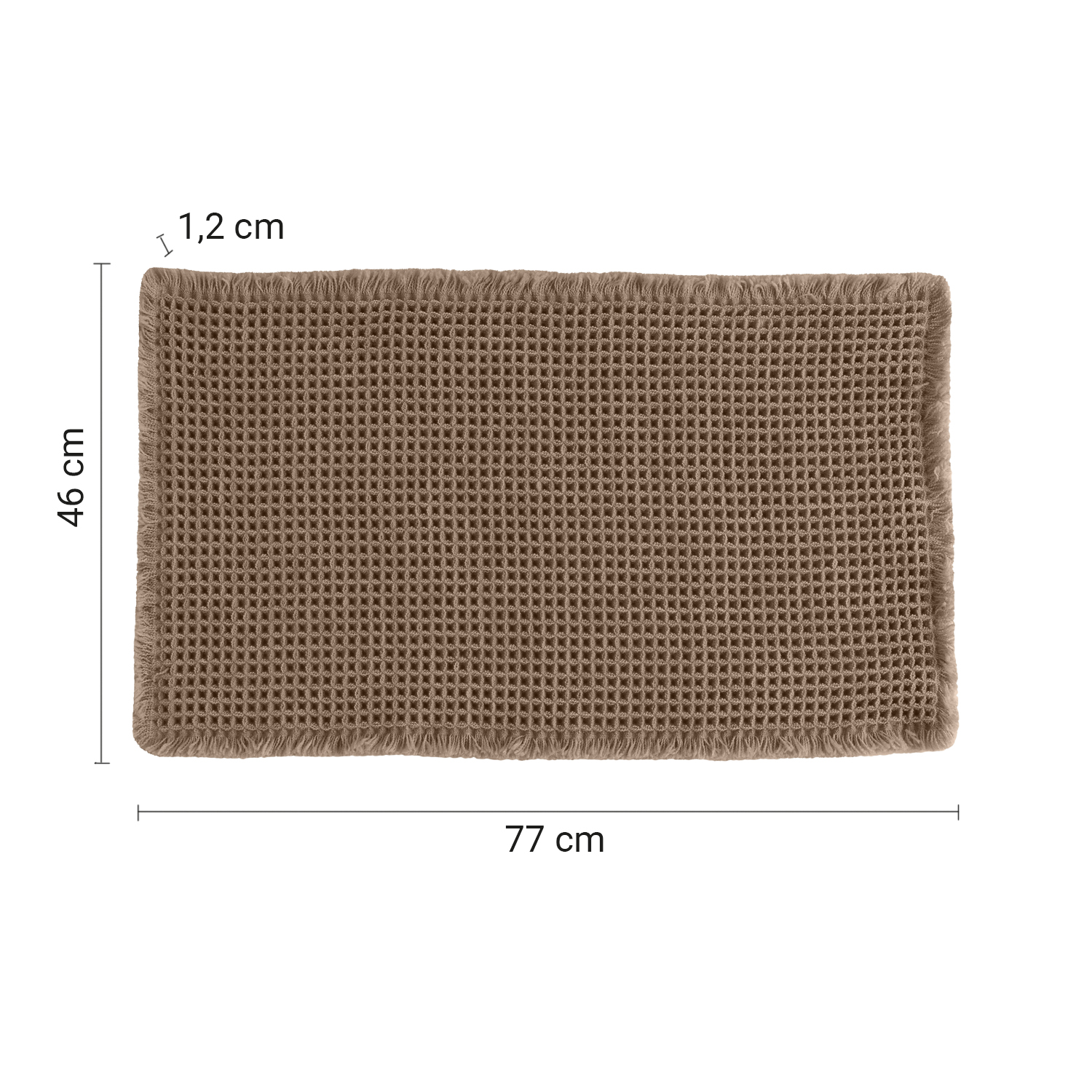 gedy-waffle-tapis-de-bain-70x50-coloris-tirage-coton image 2