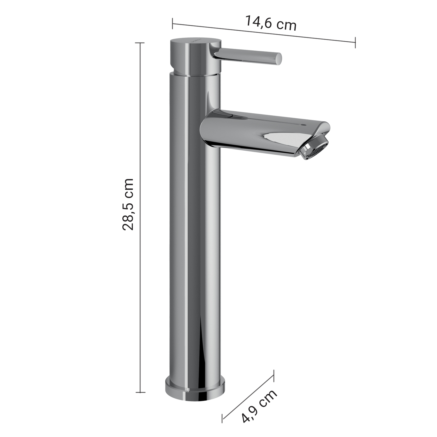 gedy-garda-mitigeur-lavabo-haut-chrome image 2