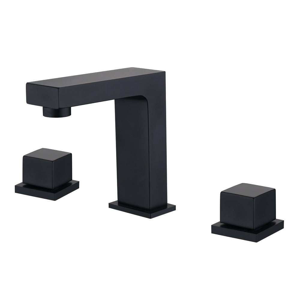 hudor-alph-e-robinet-lavabo-noir-mat-3-trous-laiton image 1
