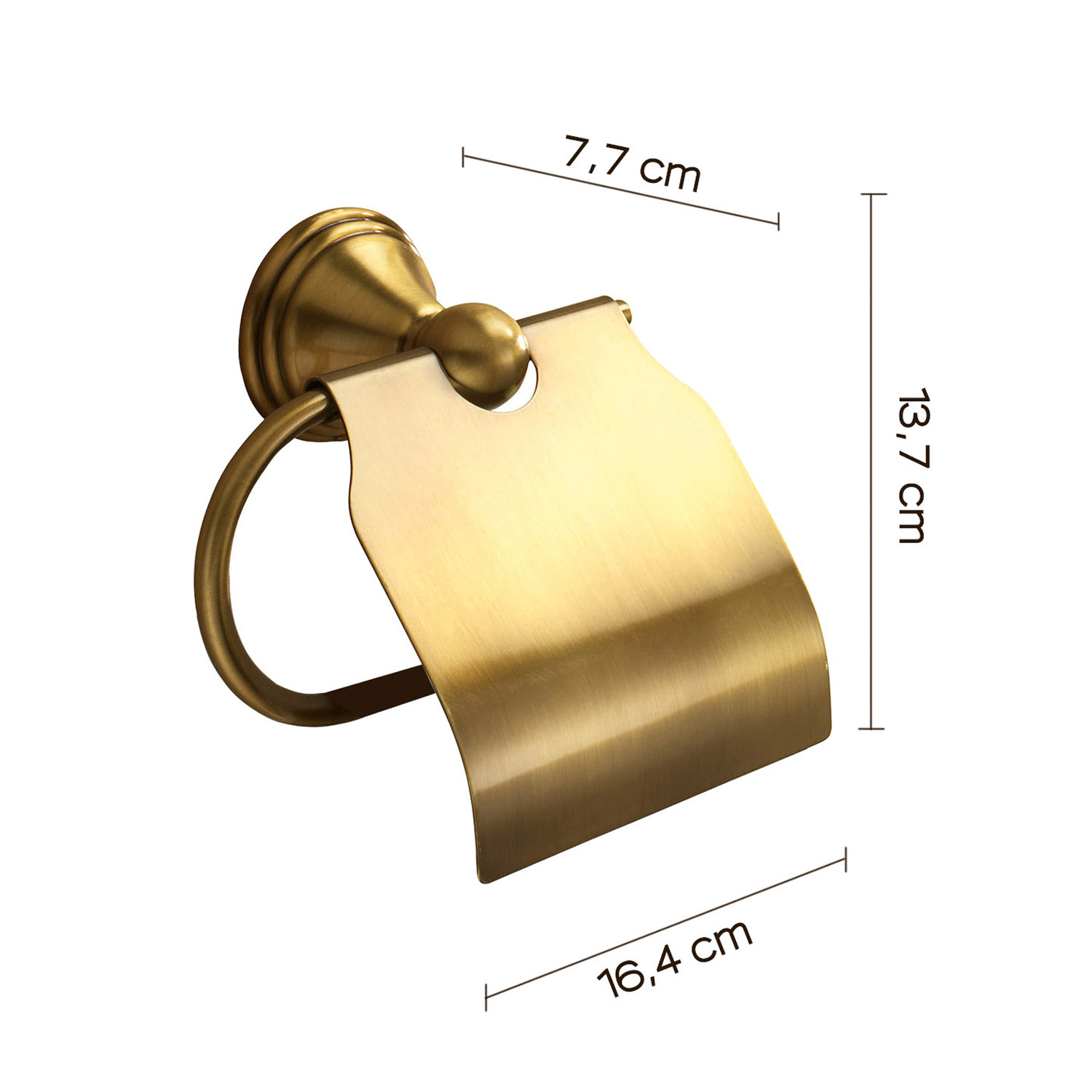 gedy-romance-porte-rouleau-bronze-avec-couvercle image 2