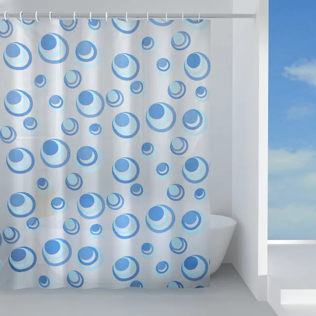 gedy-orbita-rideau-de-douche-180x200-bleu-ciel image 1