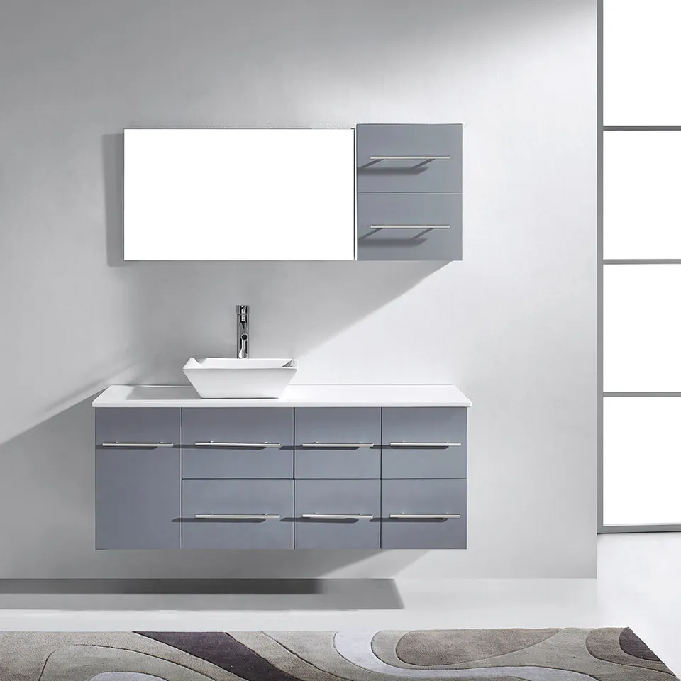 hudor-x-011-meuble-salle-de-bain-suspendu-chrom-4-tiroirs image 1