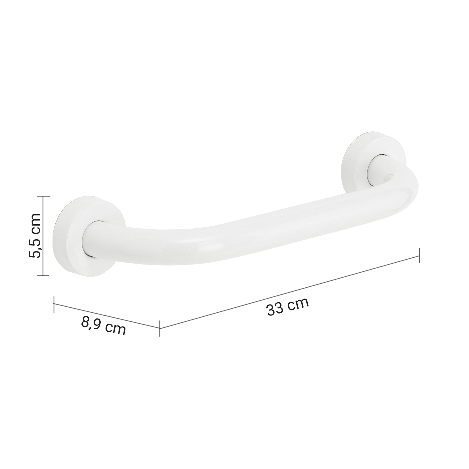 gedy-contract-up-barre-d-appui-30-cm-blanc image 2