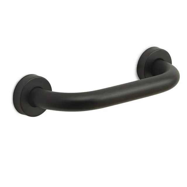 gedy-up-barre-d-appui-20-cm-noir-mat-fixation-murale image 1