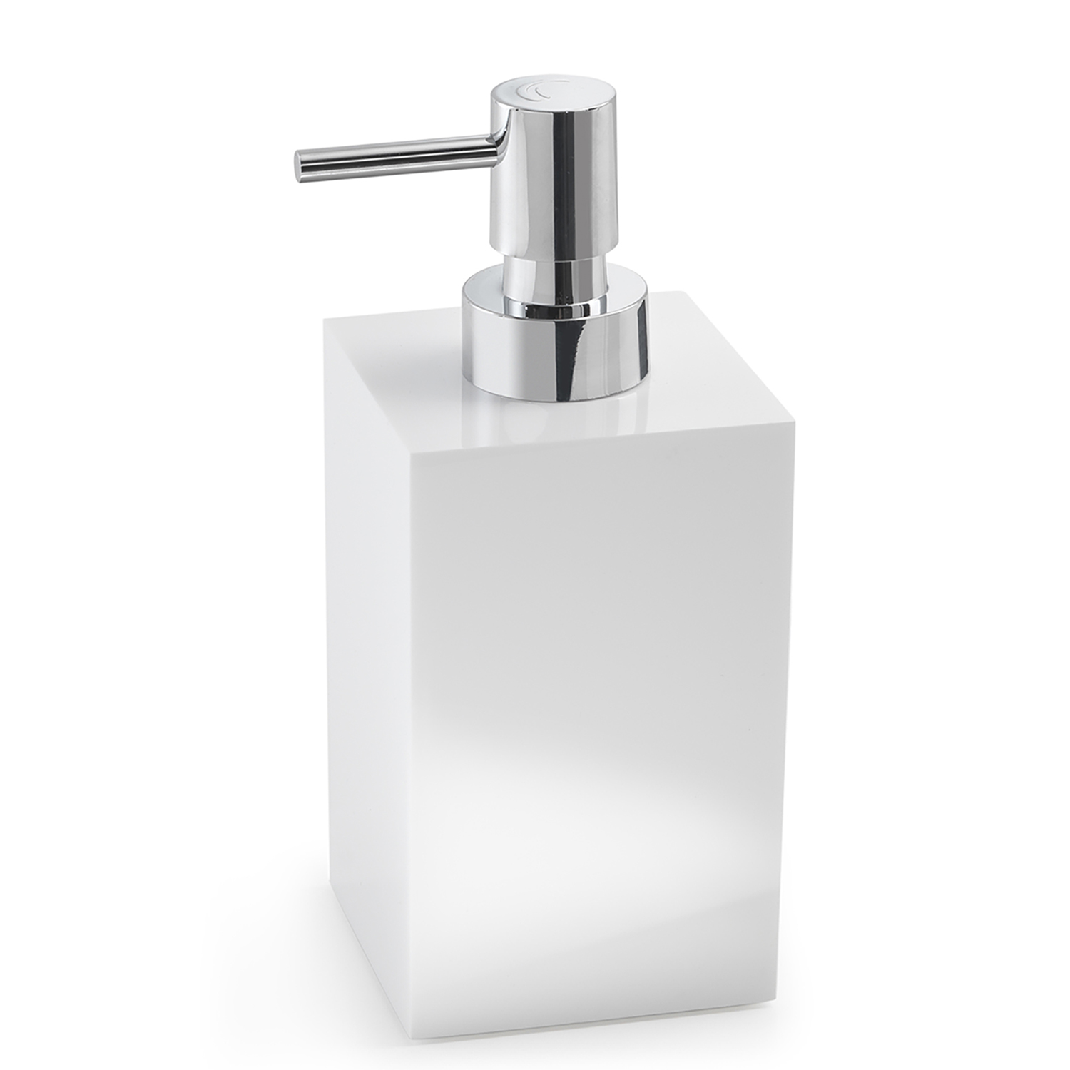 gedy-sofia-distributeur-savon-blanc-brillant-poser image 1