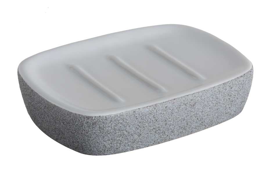 bisk-stone-porte-savon-c-ramique-beige image 2