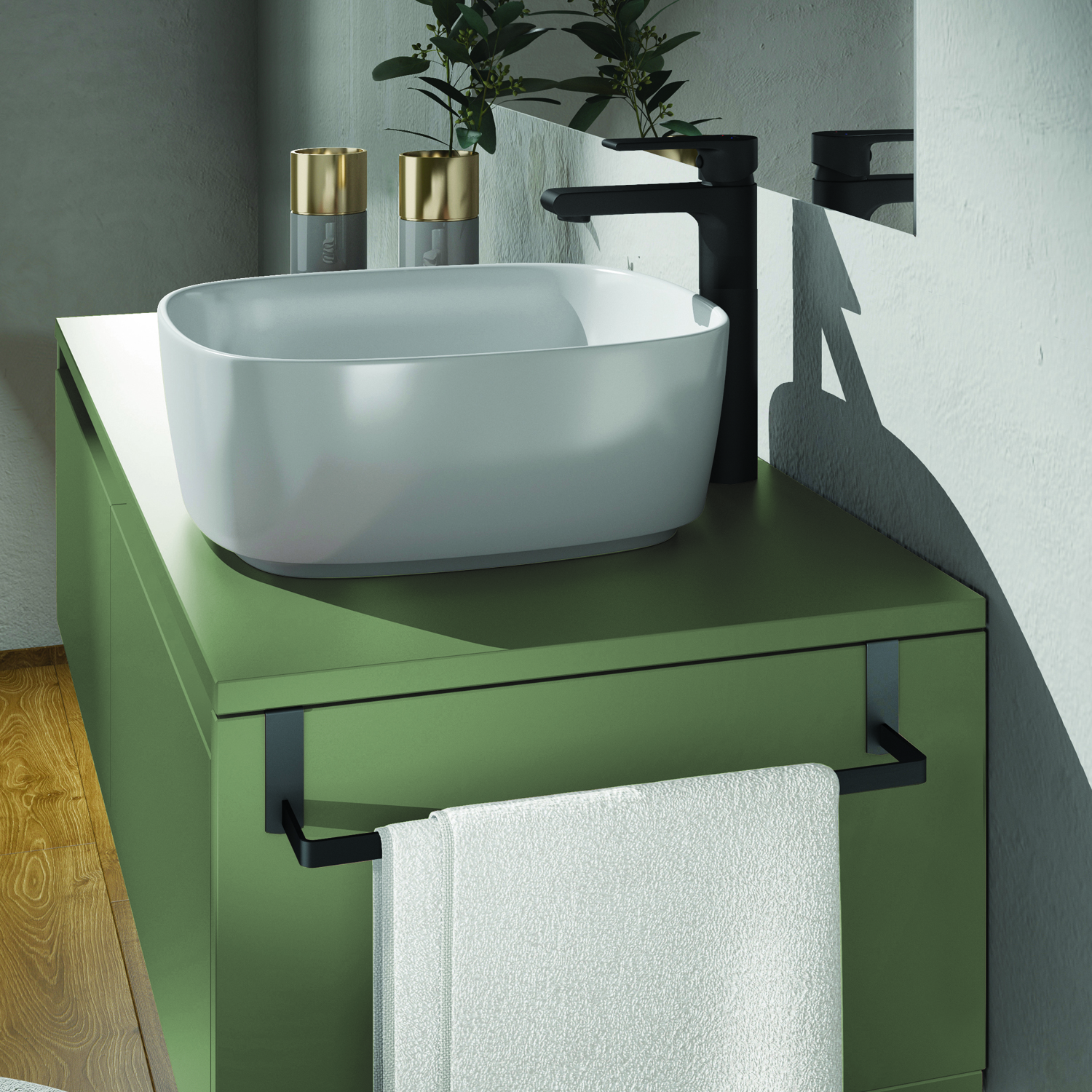 gedy-tosca-porte-serviettes-dessus-porte-gun-metal image 3