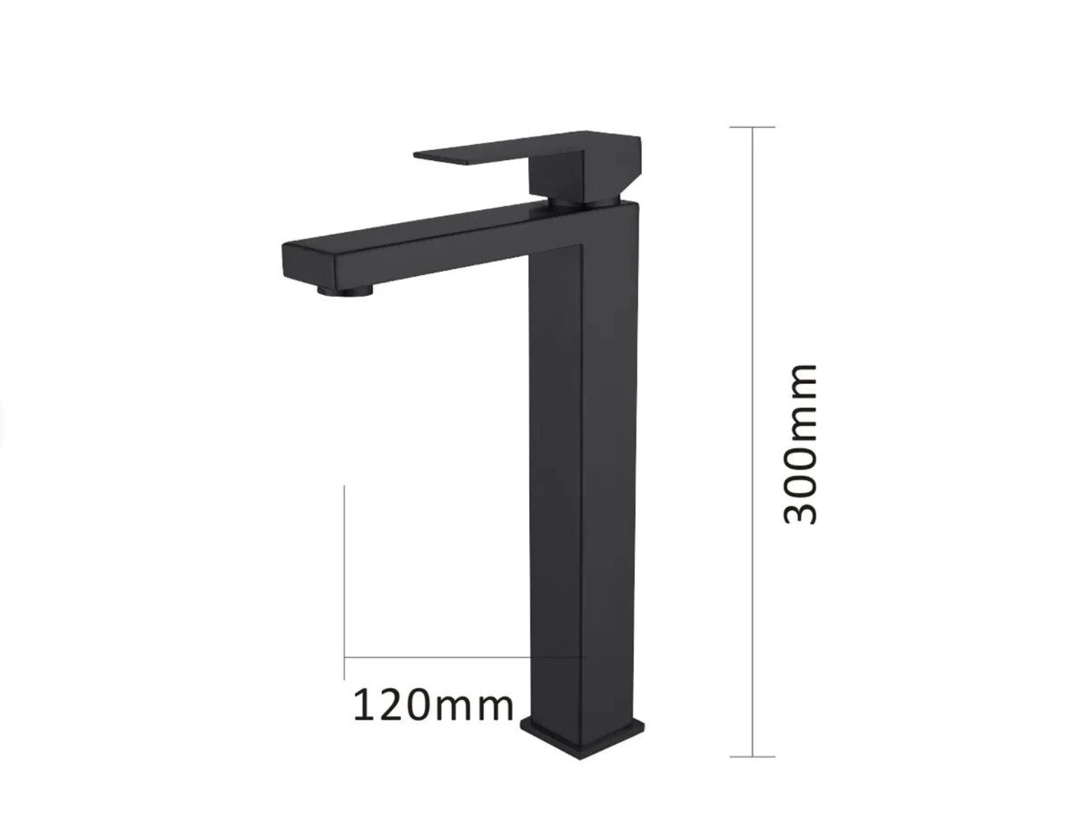 hudor-alph-e-robinet-lavabo-sur-lev-noir-mat-laiton image 4