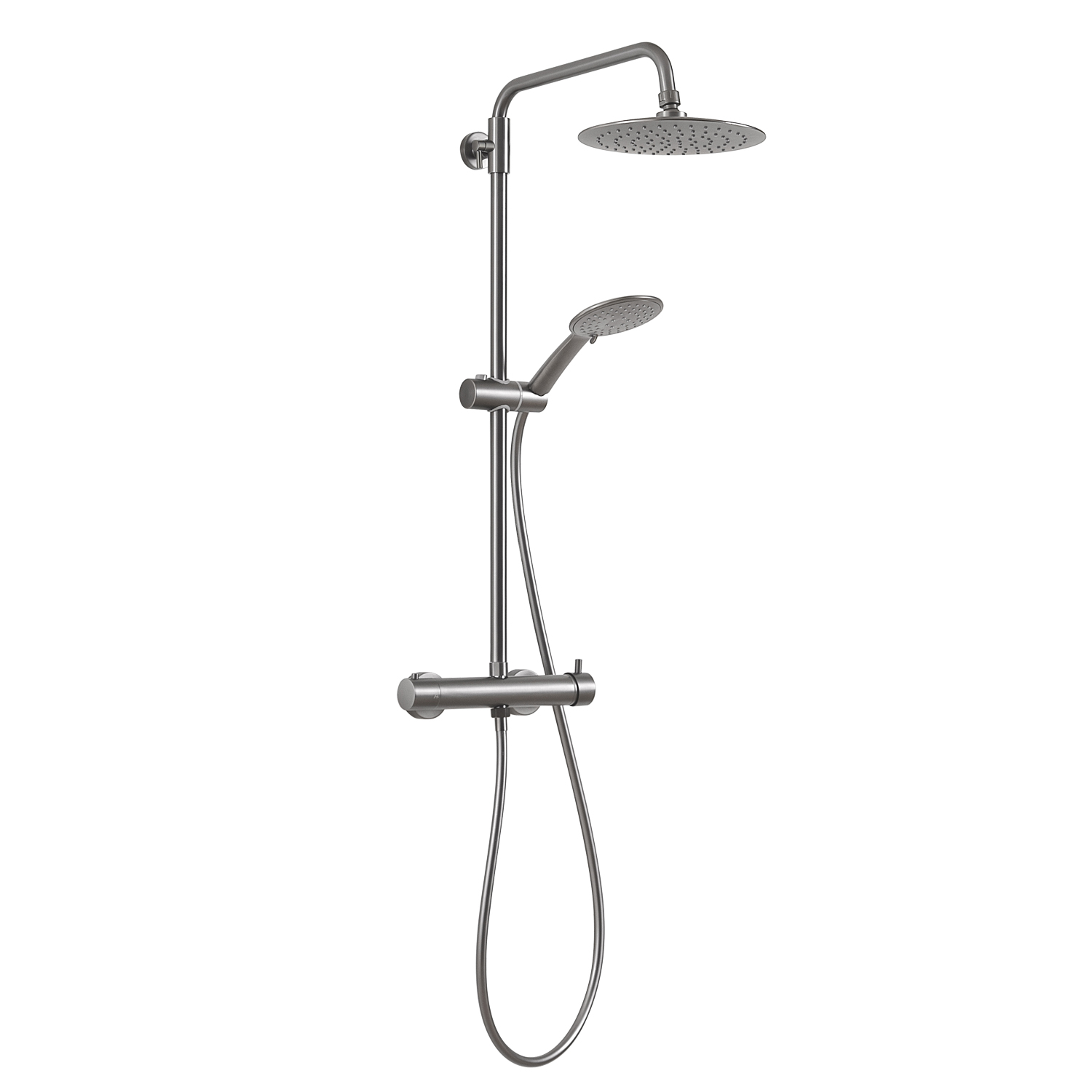 gedy-star-plus-02-colonne-de-douche-gun-metal-extensible image 1