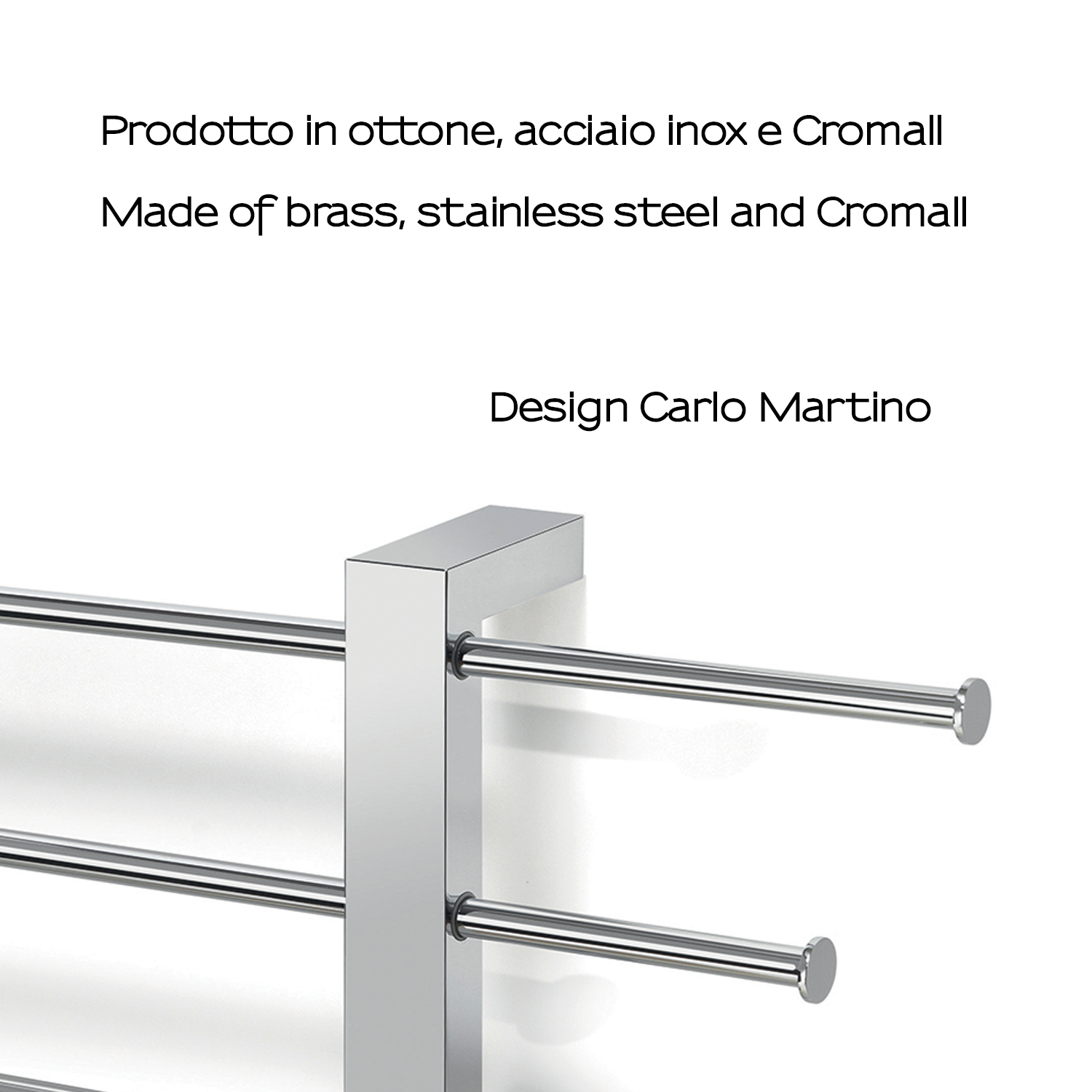 gedy-bridge-barre-porte-serviettes-chrome-mural image 3