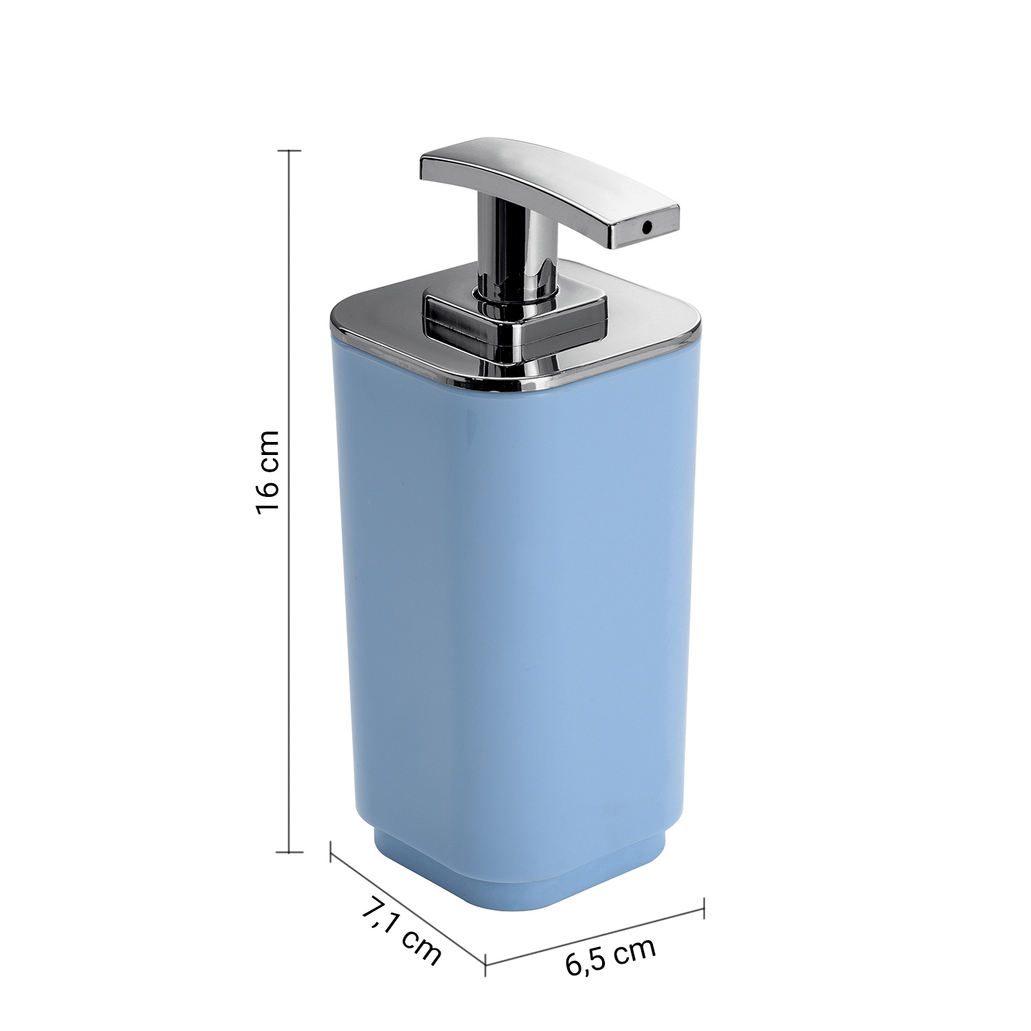 gedy-seventy-distributeur-de-savon-bleu-ciel image 2