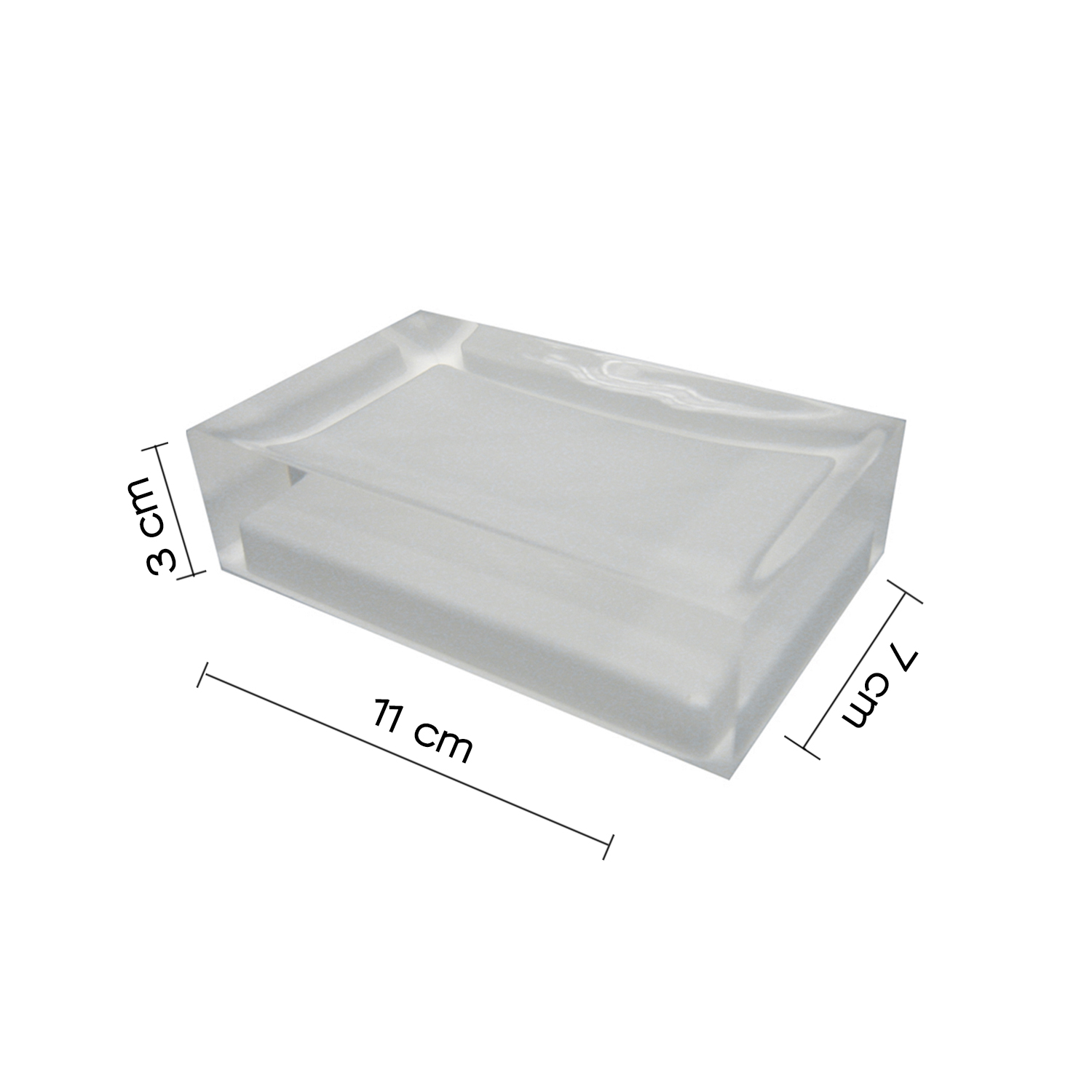 gedy-rainbow-porte-savon-salle-de-bain-blanc image 4