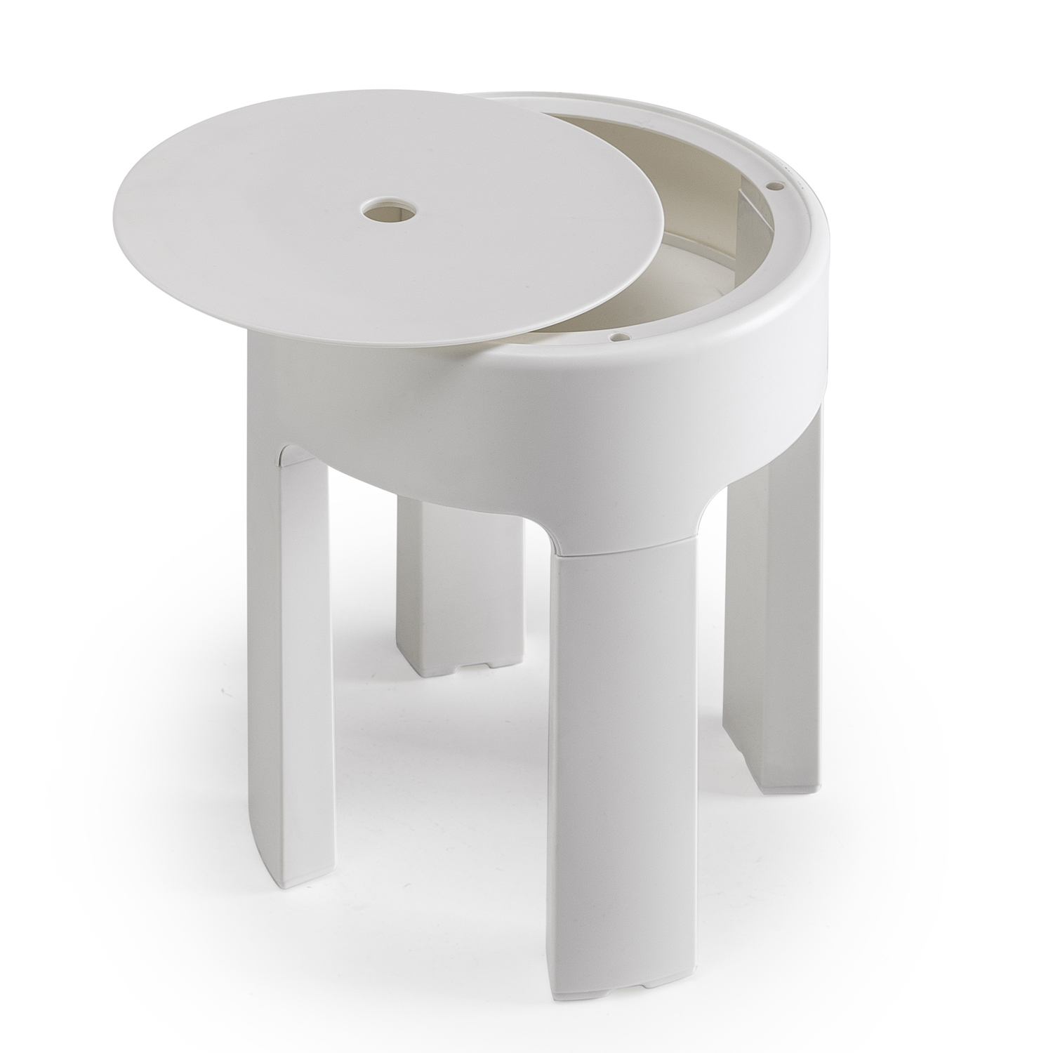 gedy-newbox-tabouret-blanc-mat-salle-de-bain image 3
