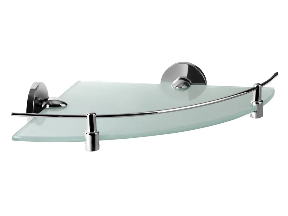 bisk-chroma-console-d-angle-tablette-douche-inox image 1