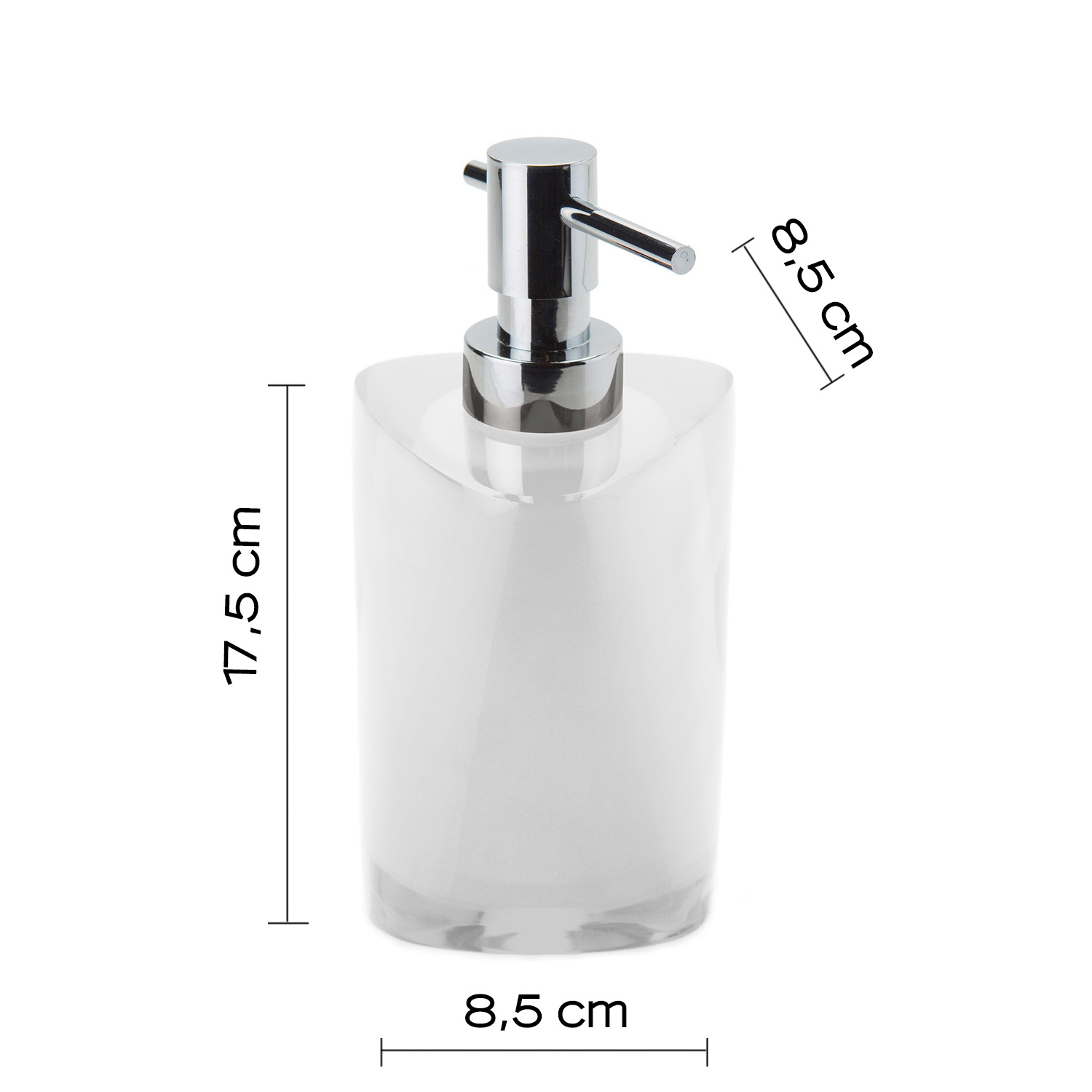 gedy-twist-distributeur-savon-poser-blanc image 2