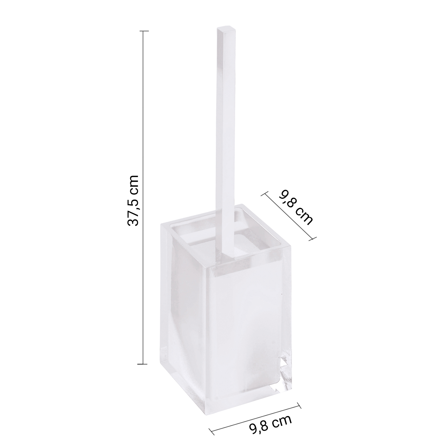 gedy-rainbow-porte-brosse-wc-blanc image 2