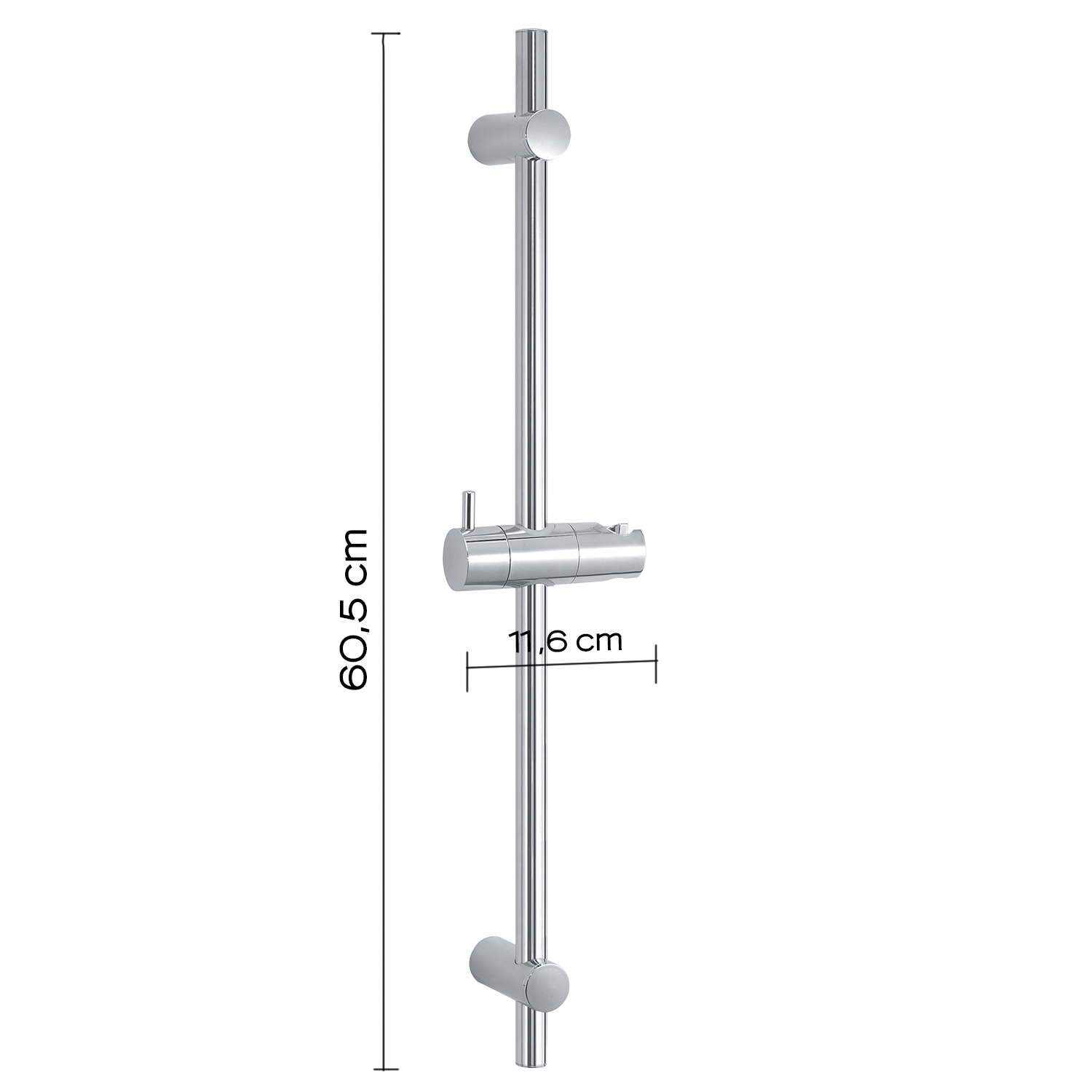 gedy-bar-easy-00-barre-de-douche-chrom-poli image 2