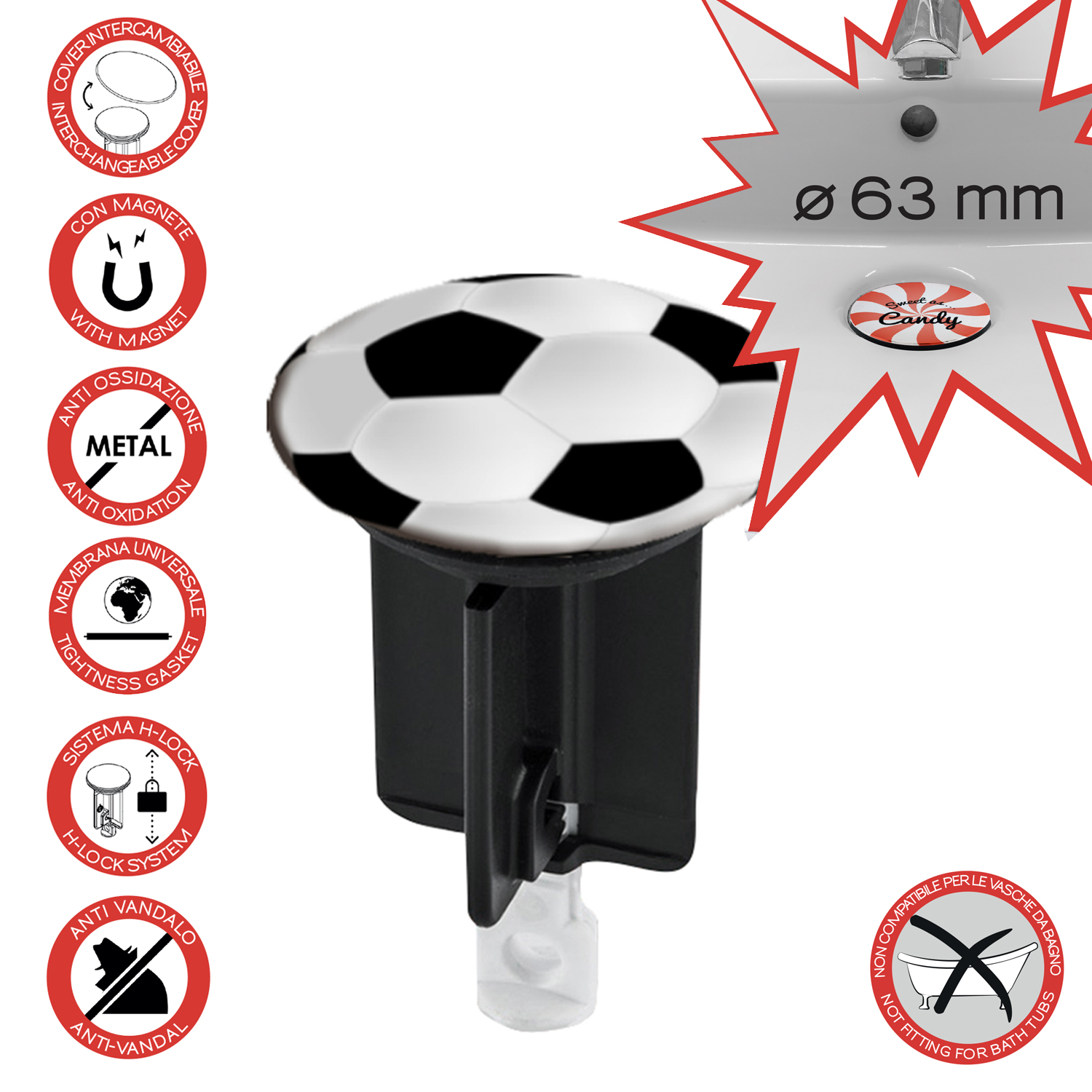 gedy-funny-clapet-universel-lavabo-couleurs image 3