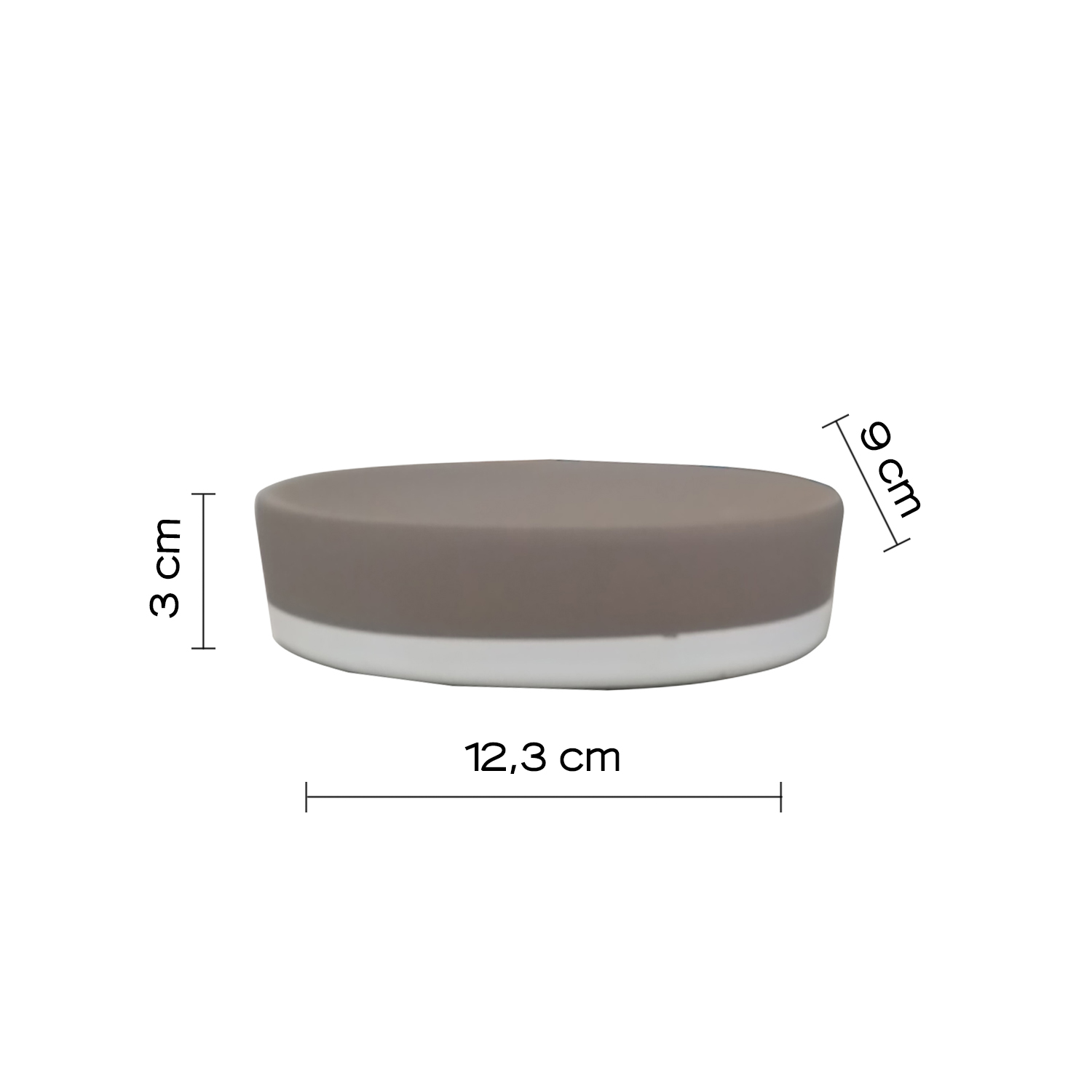 gedy-new-mizar-porte-savon-gris-tourterelle image 2
