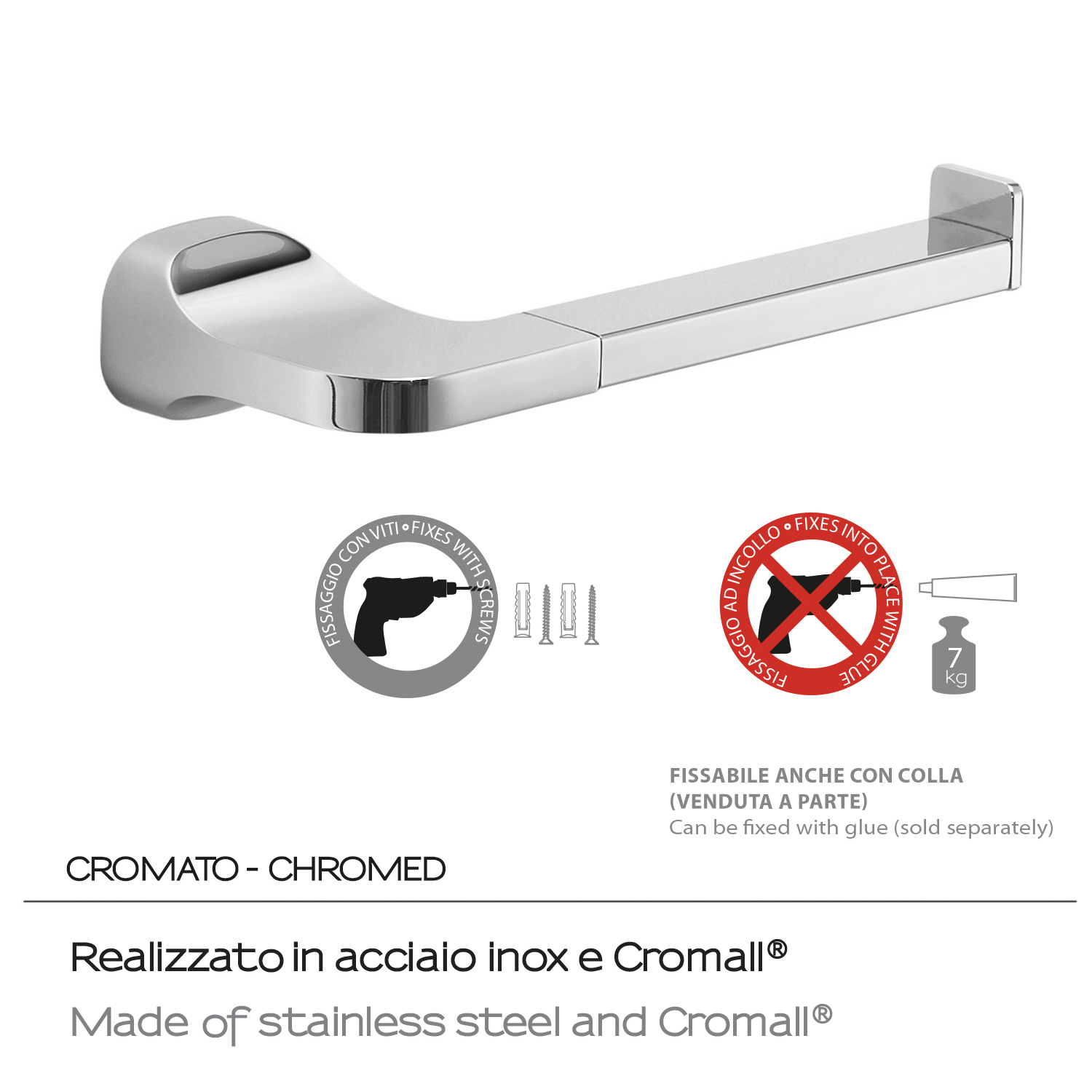 gedy-stelvio-porte-rouleau-papier-toilette-chrome image 5