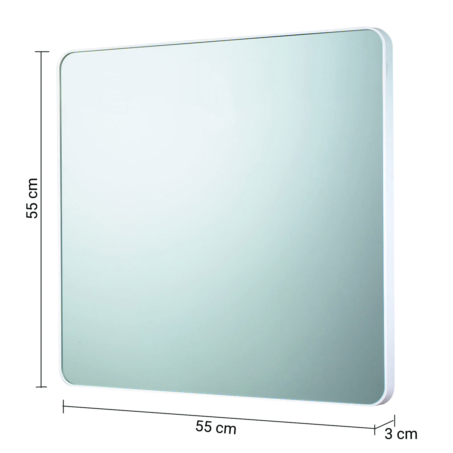gedy-6004-miroir-55x55-cm-blanc-bord-r-sine image 2