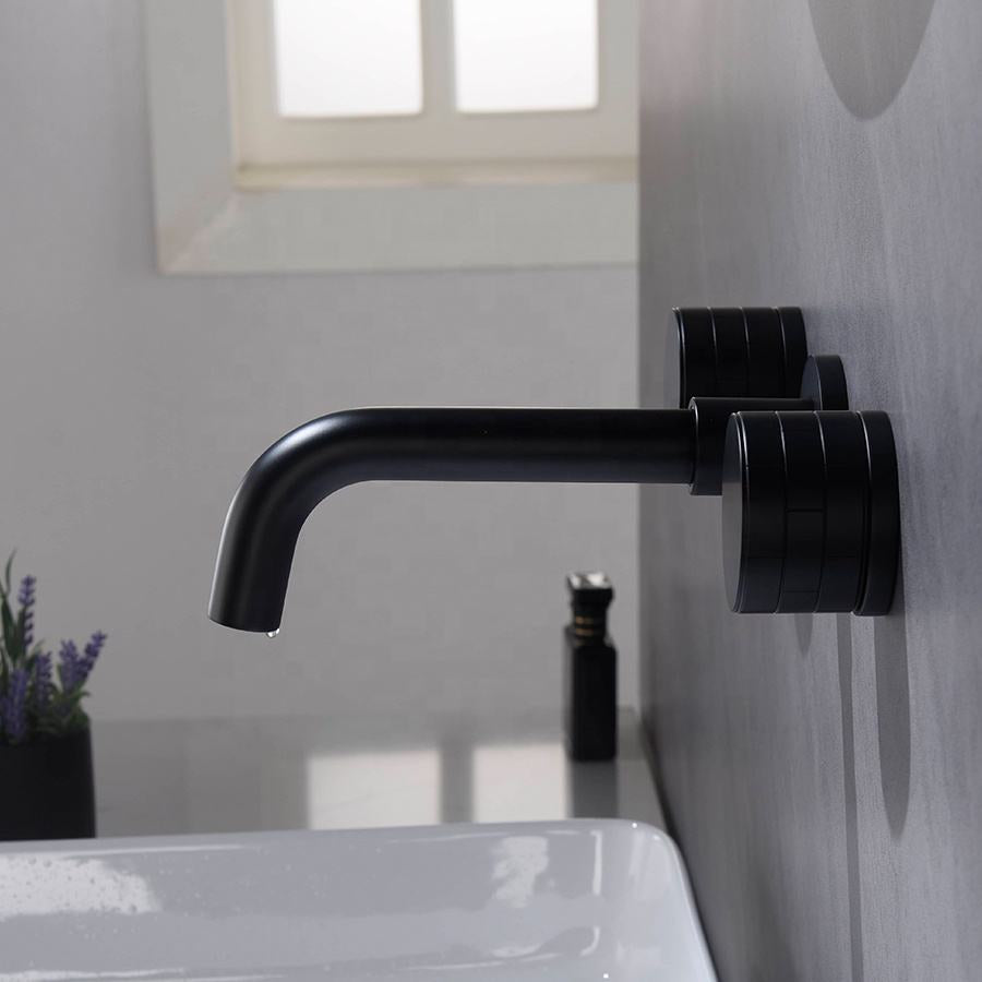 hudor-c-phise-052-robinet-lavabo-mural-noir-mat image 4