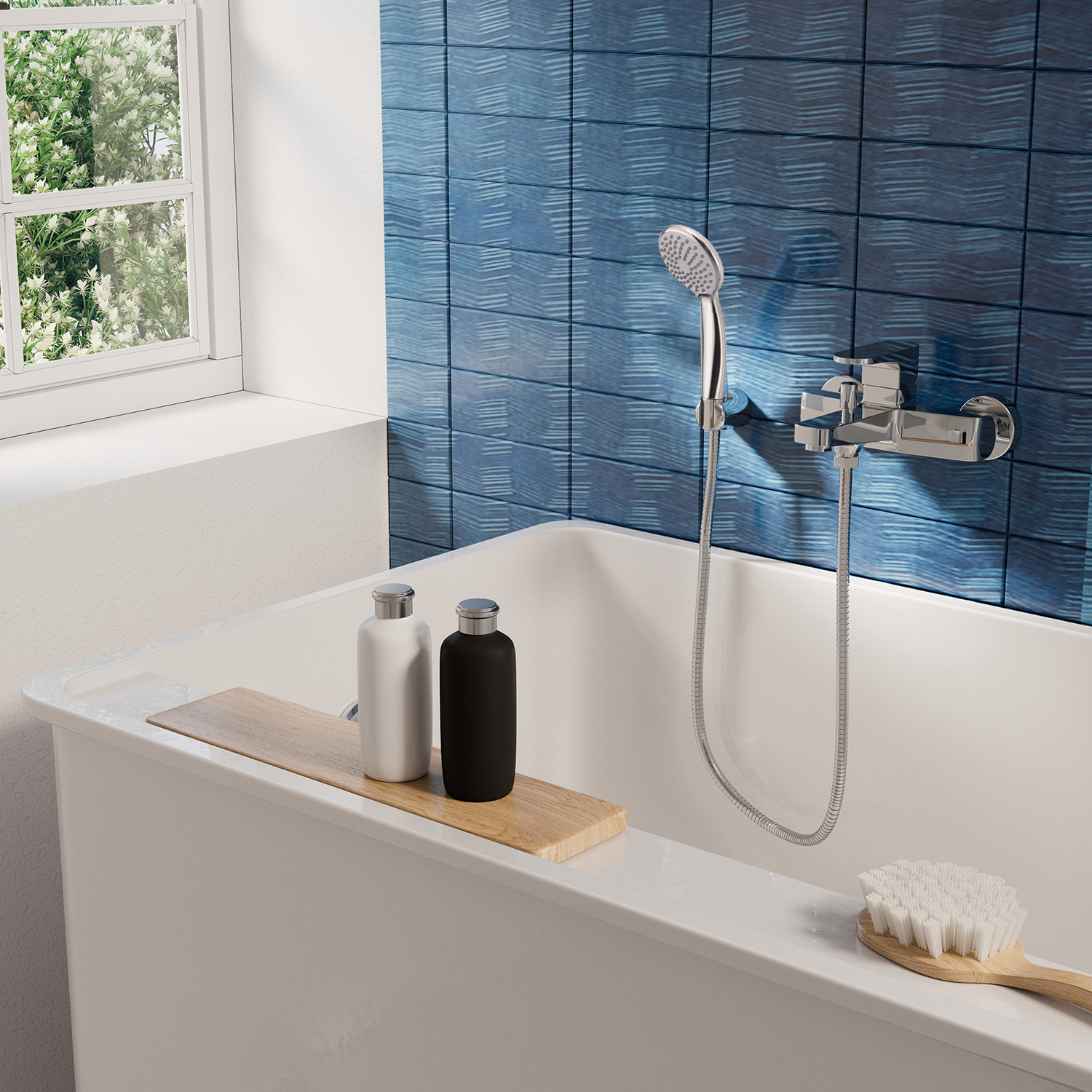 gedy-kit-de-douche-douchette-1-jet-chrome-3 image 4