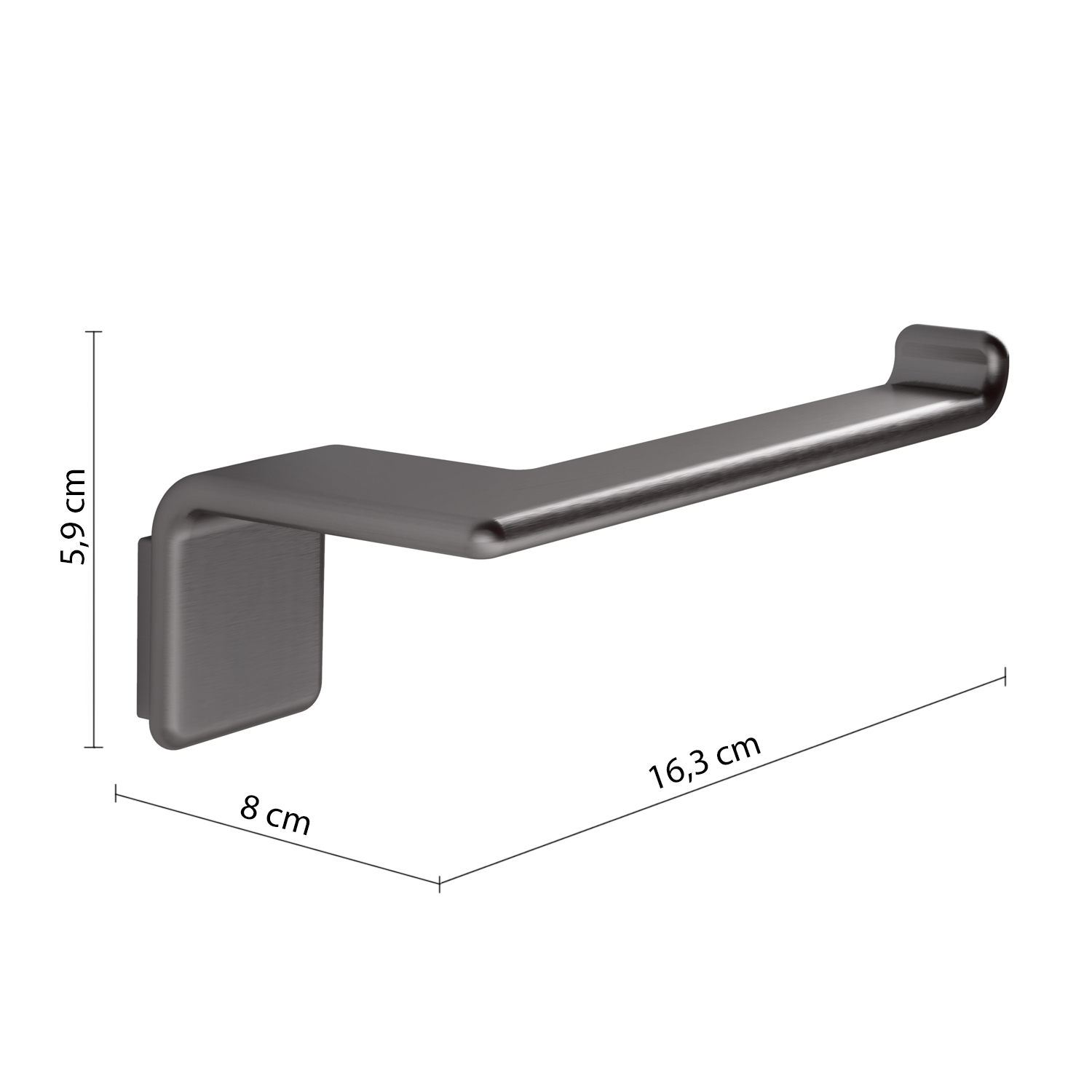 gedy-il-giglio-porte-rouleau-r-serve-gun-metal image 2