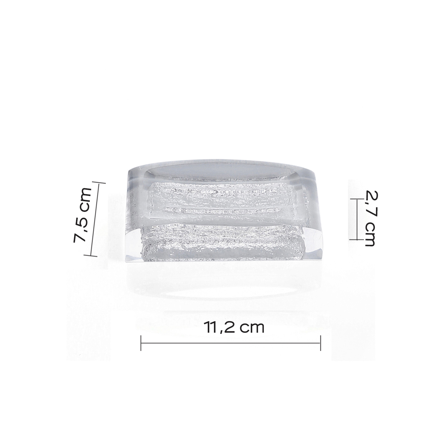 gedy-antares-porte-savon-blanc-poser image 2